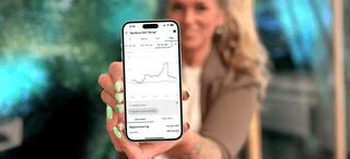 Følg strømprisen i Lyse-appen